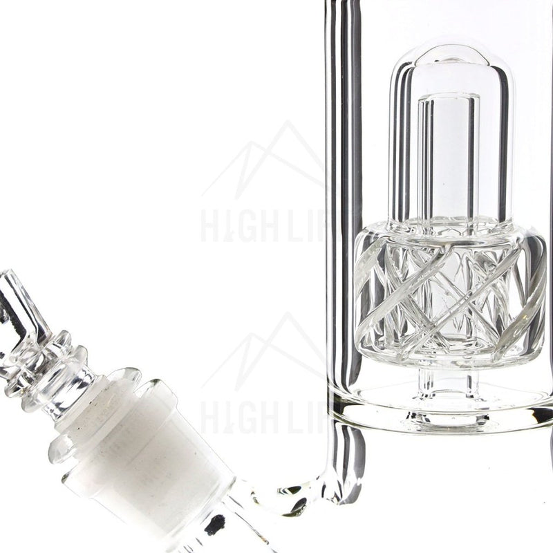 22 Bio Criss-Cross Showerhead Waterpipe - Rasta Bongs & Waterpipes