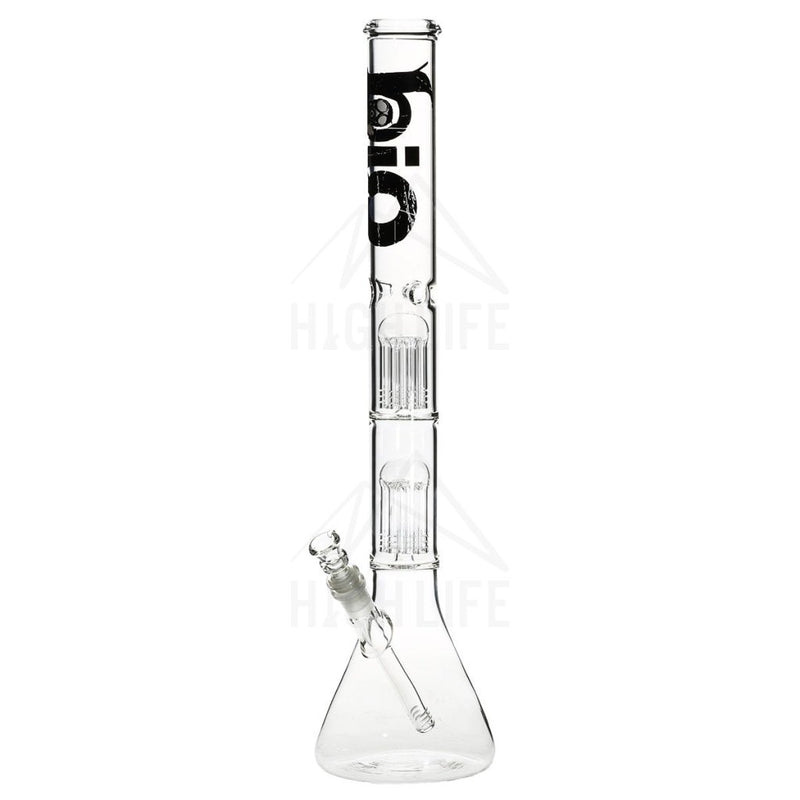 22 Bio Double Tree Beaker Bong Black Bongs & Waterpipes