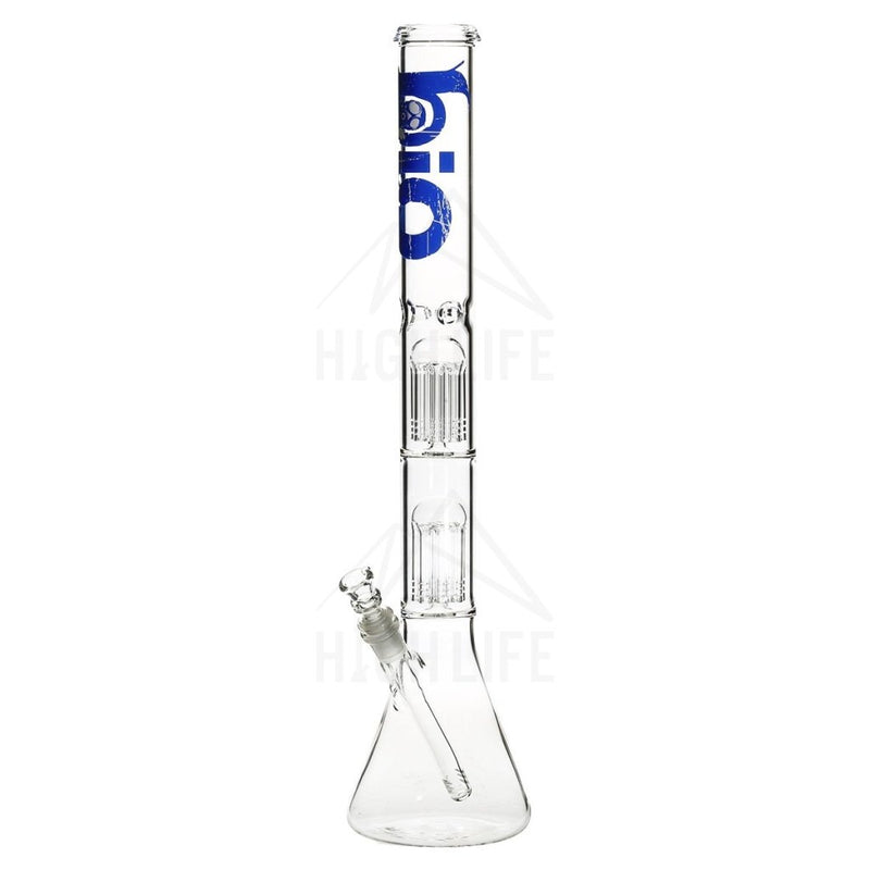 22 Bio Double Tree Beaker Bong Blue Bongs & Waterpipes