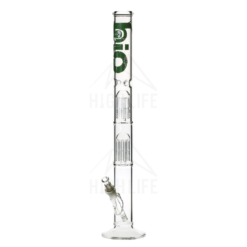 22 Bio Double Tree Straight Bong Green Bongs & Waterpipes