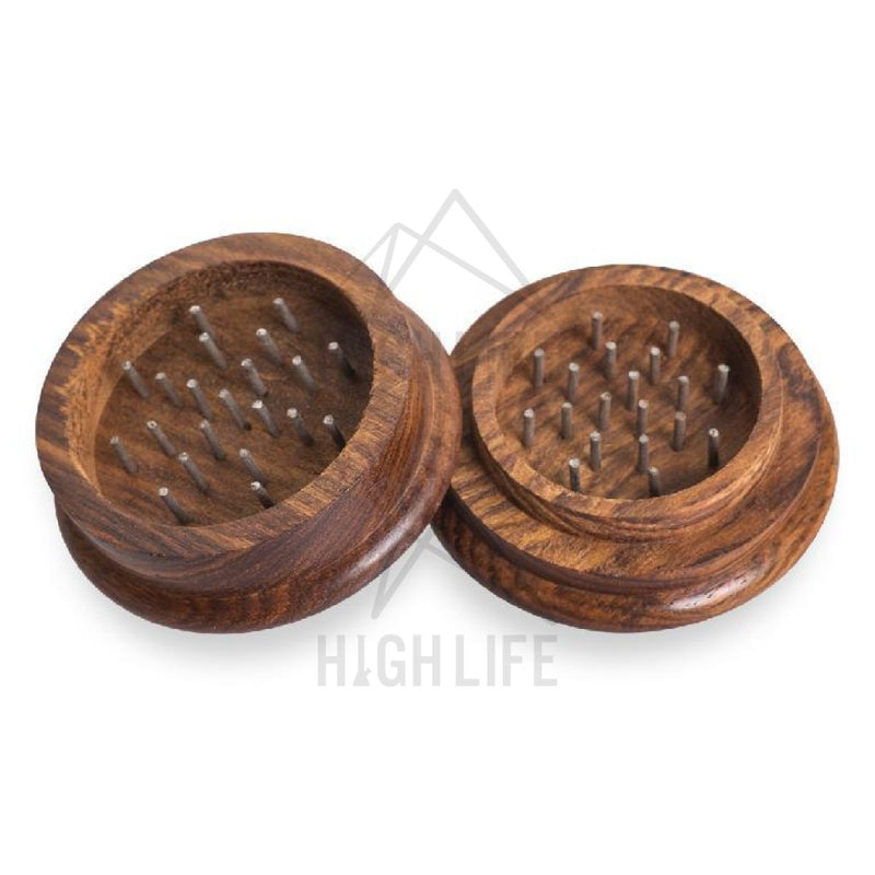 2 1/2" wooden weed grinder