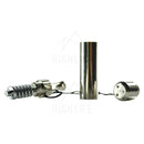 3 1/2 Silver Metal Bub Bomb Pipe Hand Pipes