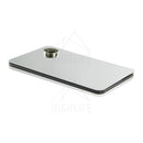 3 1/2 Silver Metal Credit Card Pipe Hand Pipes