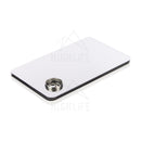 3 1/2 Silver Metal Credit Card Pipe Hand Pipes