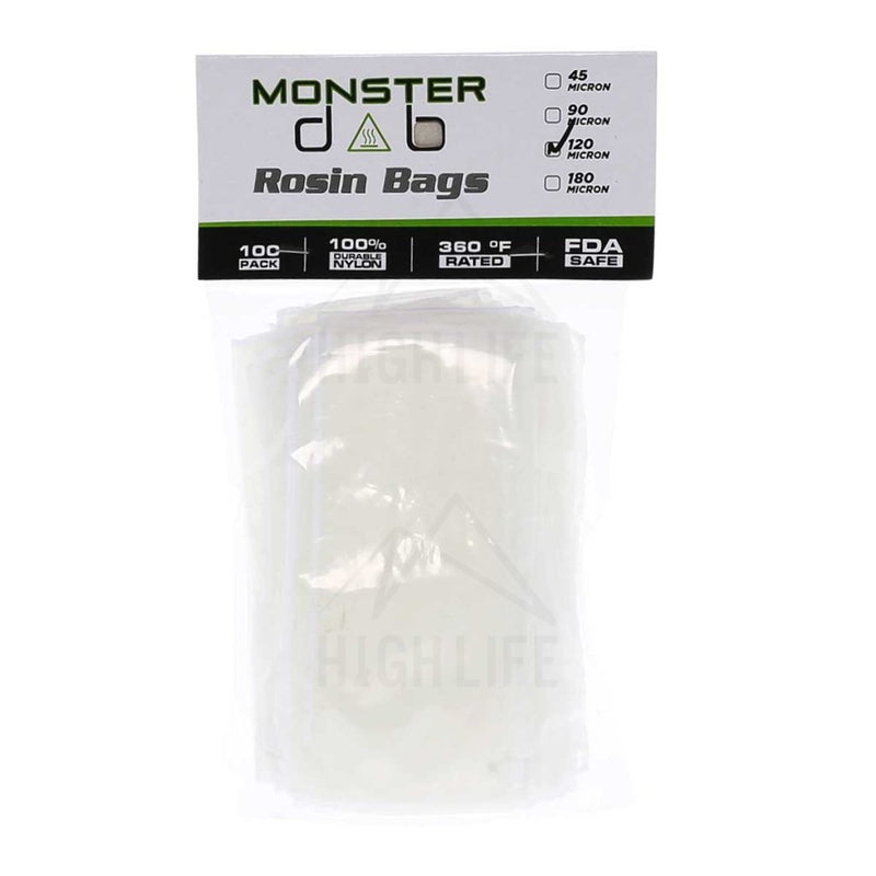 3 X 6 120 Micron Monster Dab Rosin Bag - 100 Units Extraction