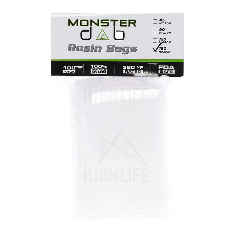 3 X 6 180 Micron Monster Dab Rosin Bag - 100 Units Extraction