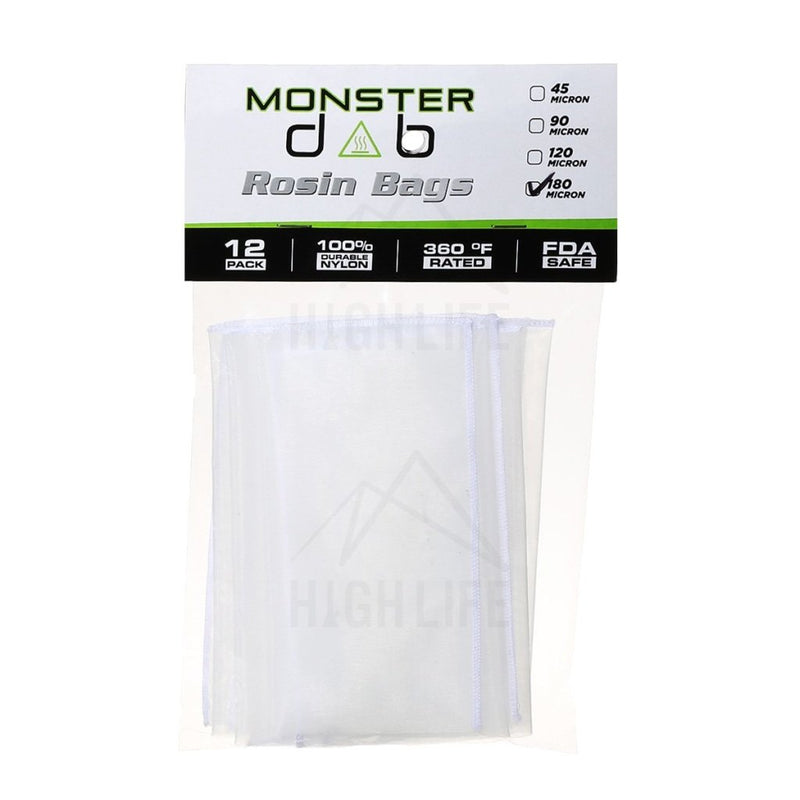 3 X 6 180 Micron Monster Dab Rosin Bag - 12 Units Extraction