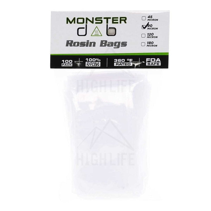 3 X 6 90 Micron Monster Dab Rosin Bag - 100 Units Extraction