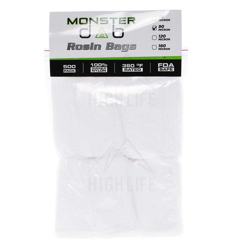 3 X 6 90 Micron Monster Dab Rosin Bag - 500 Units Extraction