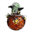 4 Amber Honey Bee Hand Pipe Pipes