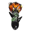 4 Amber Honey Bee Hand Pipe Pipes