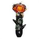 4 Amber Honey Bee Hand Pipe Pipes