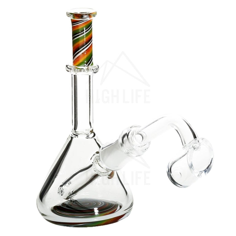 4 Fixed Stem Beaker 10Mm Dab Rig - Reversal Bubblers & Rigs