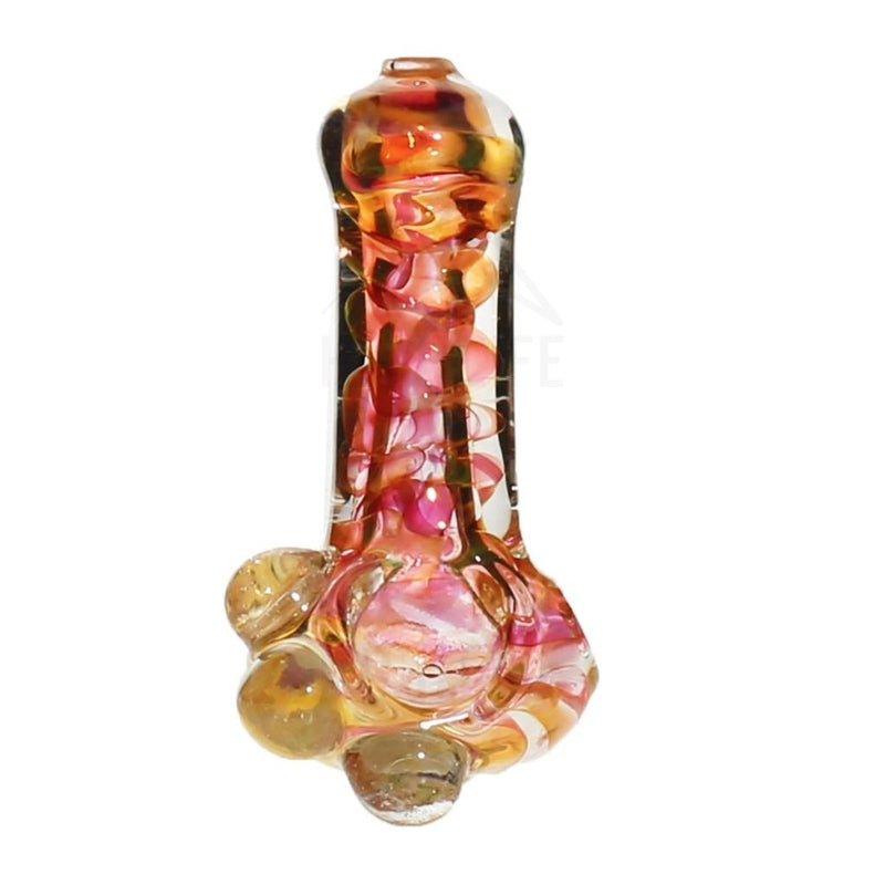 4 Fumed 3 Marbles Hand Pipe Pipes