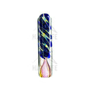 4 Heavy Fumed Chillum With Blue Dichro Swirl Hand Pipes