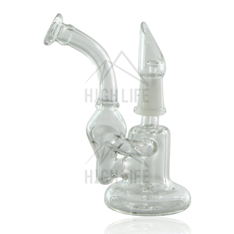 4 Micro Orb Recycler Dab Rig 10Mm - Clear Bubblers & Rigs