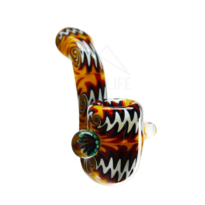 4 Multi-Sectional Fire Sherlock With Marble Hand Pipes