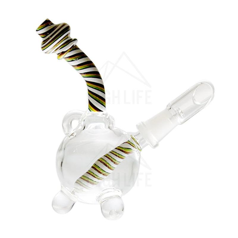 4 Pendant Dab Rig 10Mm - Green Reversal Bubblers & Rigs