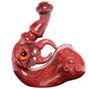 4 Rust Red Eye Sherlock Hand Pipes