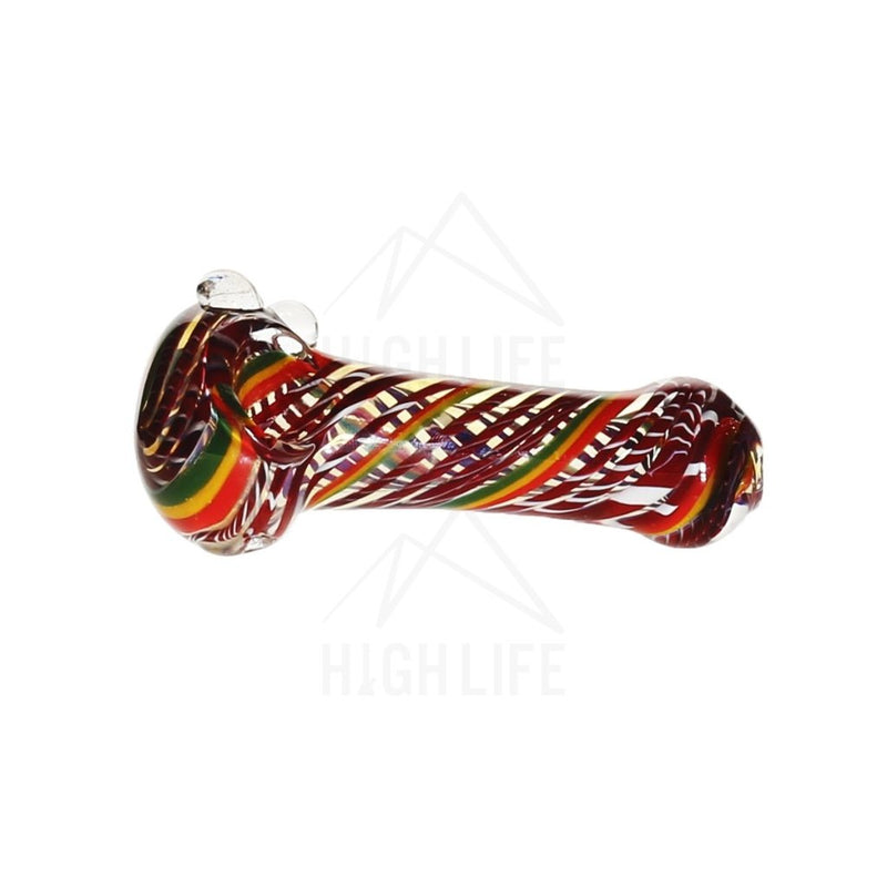 4 Spiral Hand Pipe - Rasta Pipes
