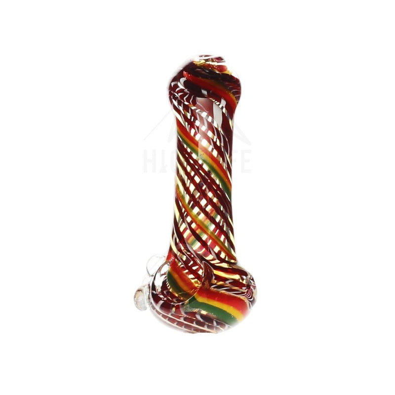 4 Spiral Hand Pipe - Rasta Pipes