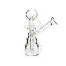 4 Triple Tier Dual Cross Sidecar Dab Rig 10Mm - Clear Bubblers & Rigs