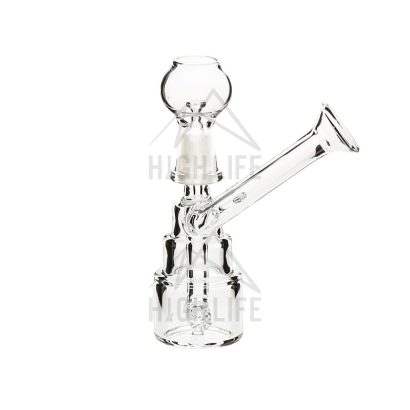 4 Triple Tier Dual Cross Sidecar Dab Rig 10Mm - Clear Bubblers & Rigs