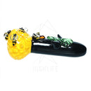 4" Yellow Honey Bee Hand Pipe
