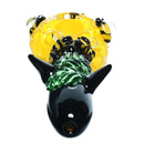 4 Yellow Honey Bee Hand Pipe Pipes