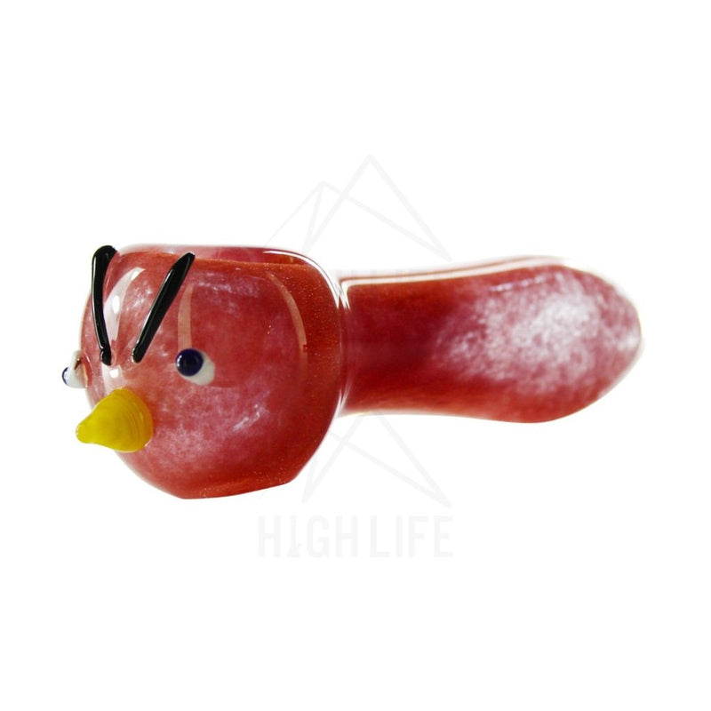 5 Bird Hand Pipe - Red Pipes