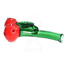 5 Double Ball Cherry Hand Pipe Pipes