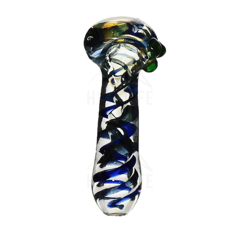 5 Fumed Hand Pipe With Dichro Swirl Pipes