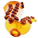 5 Hand Pipe Amber Octopus Tentacle