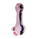 5 Pink Hand Pipe W/ Dichro Line Pipes