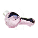 5 Pink Hand Pipe W/ Dichro Line Pipes