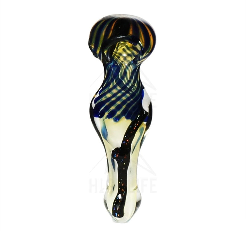5 Worked Hand Pipe With Dichro Swirl Pipes