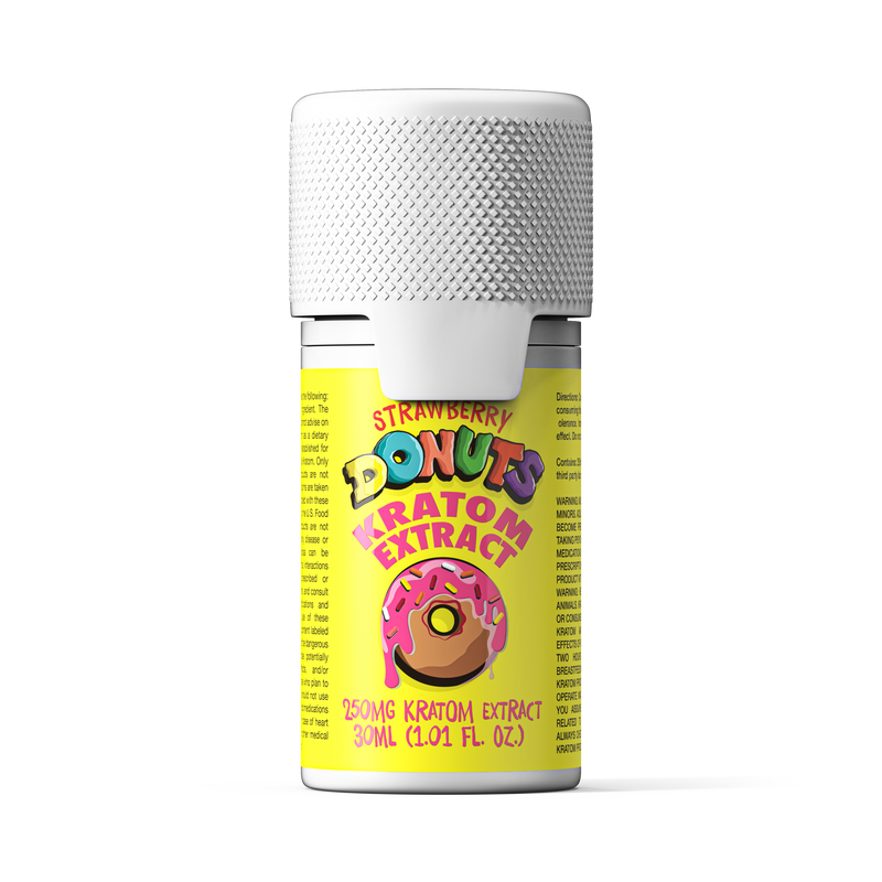 Donuts Kratom Shot - Strawberry 250mg