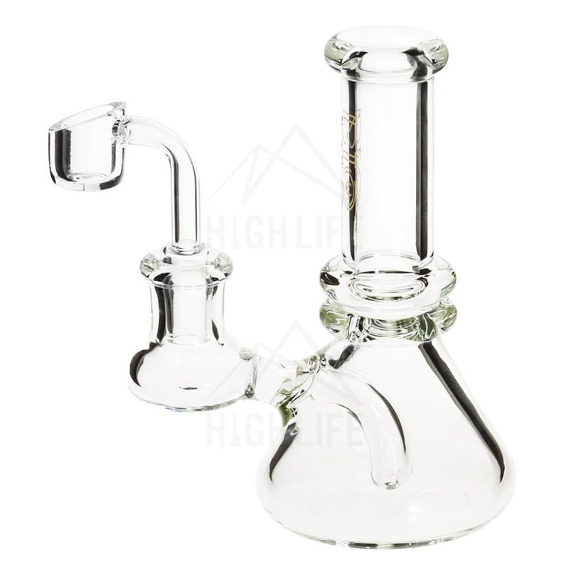 6 Bio Heavy Banger Hanger Beaker W/ - Gold Decal Glass