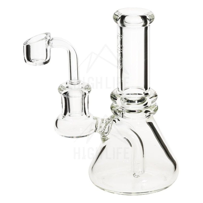 6 Bio Heavy Banger Hanger Beaker With A - Silver Decal Bubblers & Dab Rigs