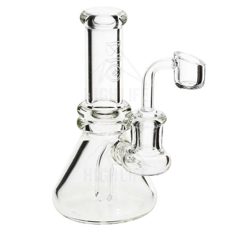 6 Bio Heavy Banger Hanger Beaker With A - Silver Decal Bubblers & Dab Rigs