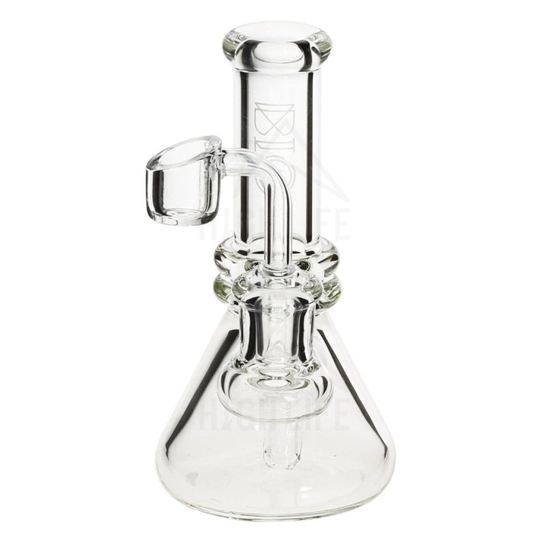 6 Bio Heavy Banger Hanger Beaker With A - Silver Decal Bubblers & Dab Rigs