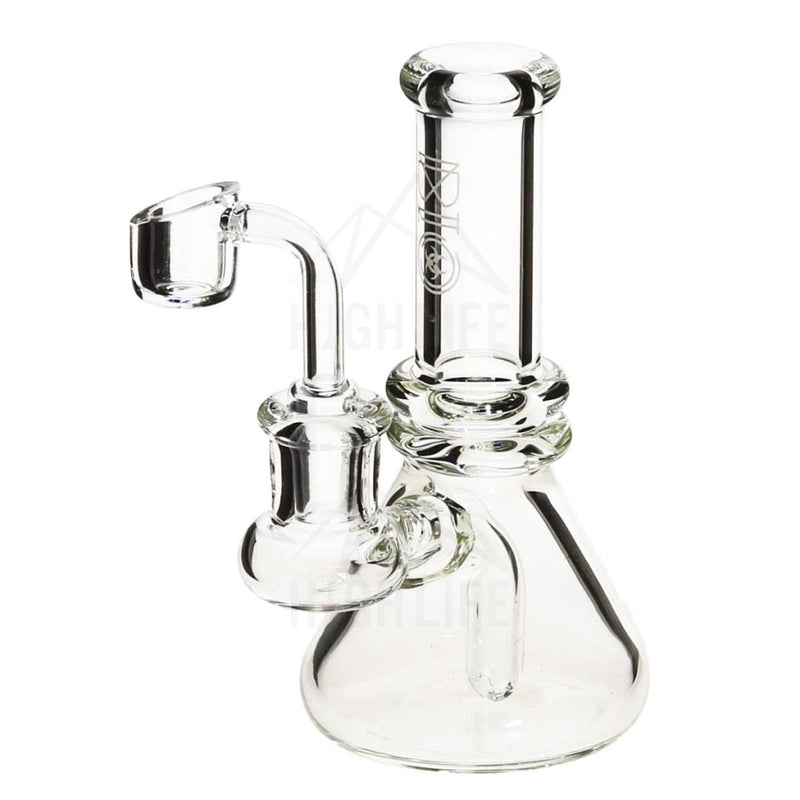 6 Bio Heavy Banger Hanger Beaker With A - Silver Decal Bubblers & Dab Rigs