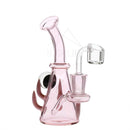 6 Diffused W/ Horns And Marble Banger Hanger Beaker Bubblers & Dab Rigs