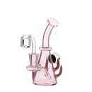 6 Diffused W/ Horns And Marble Banger Hanger Beaker Pink Bubblers & Dab Rigs