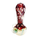 6 Fume Frit Hand Pipe With Marbles Pipes