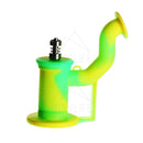 6 Silicone Bent Neck Dab Rig Green Rigs Under $50.00