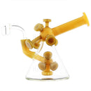 7 Atomic Dab Rig Beaker Yellow Jade