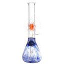 7 Beaker Design Bong W/ Slide - Blue Rake + Assorted Bongs & Waterpipes