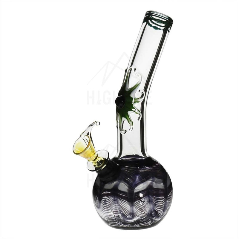 7 Bent Neck Design Bong With A Slide Black Bongs & Waterpipes