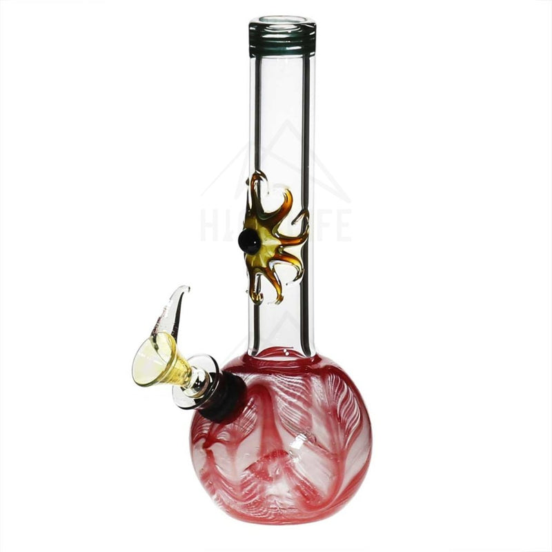 7 Design Bong With A Slide Red Bongs & Waterpipes